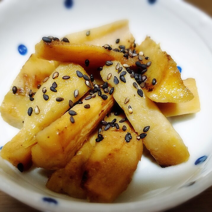 さつま芋とレンコンのきんぴら☆ すき焼きのタレで！